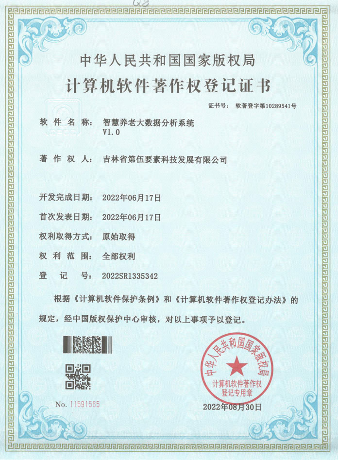 智慧养老大数据分析系统V1.0